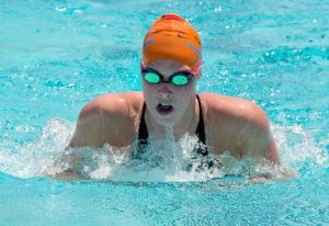 woman swimming endurance